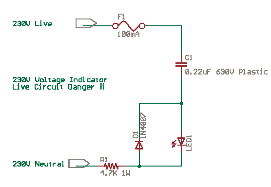 Mains Voltage LED Indicator